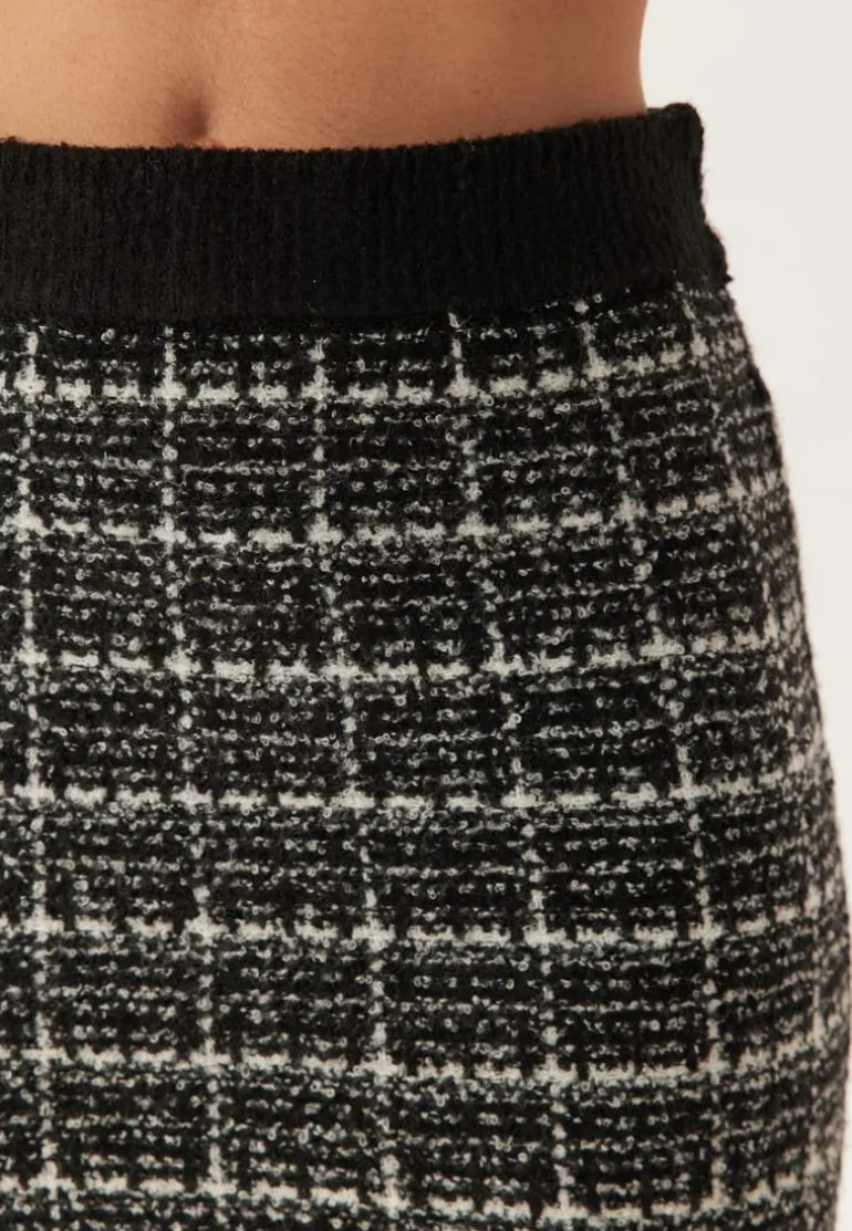 Audrey Check Knit Skirt