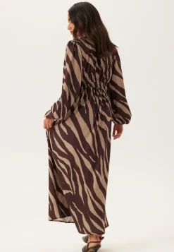 Balloon Sleeve Maxi Dress
