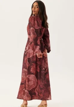 Balloon Sleeve Maxi Dress