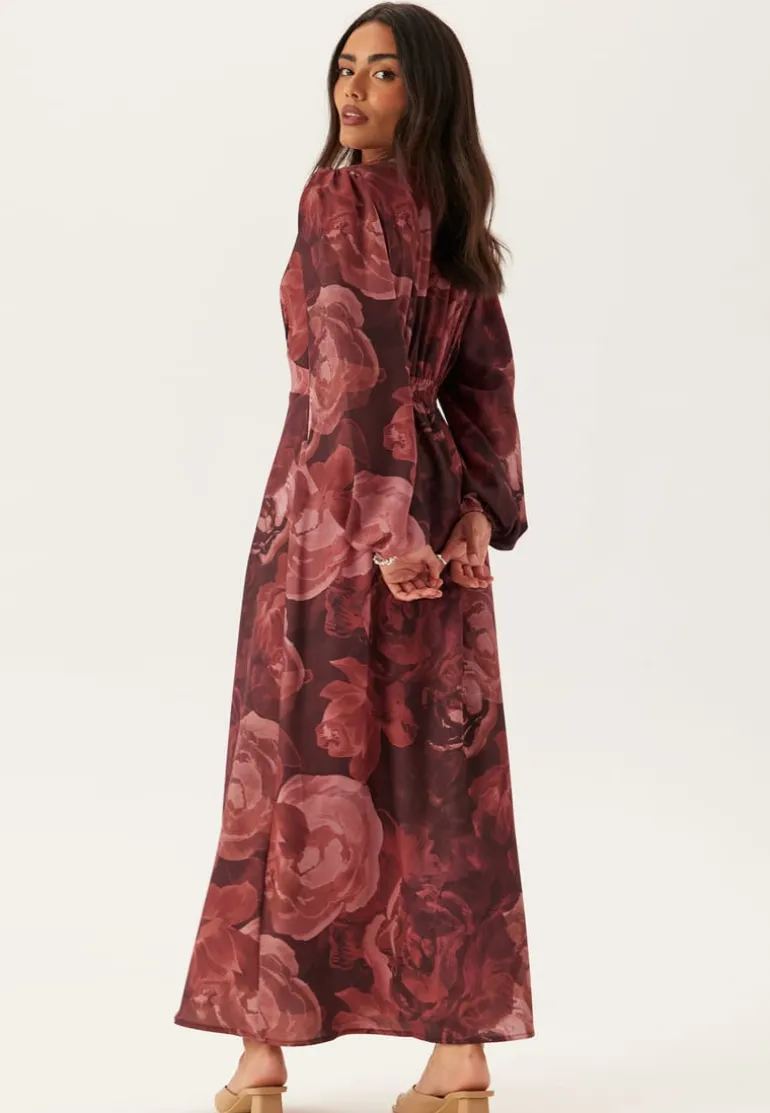 Balloon Sleeve Maxi Dress