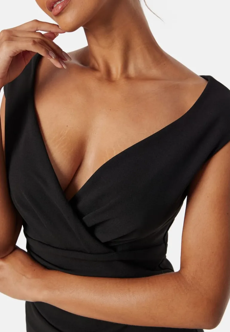Bardot Pleat Maxi Dress