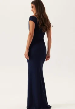 Bardot Pleat Maxi Dress