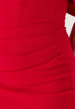 Bardot Satin Bow Back Maxi Dress