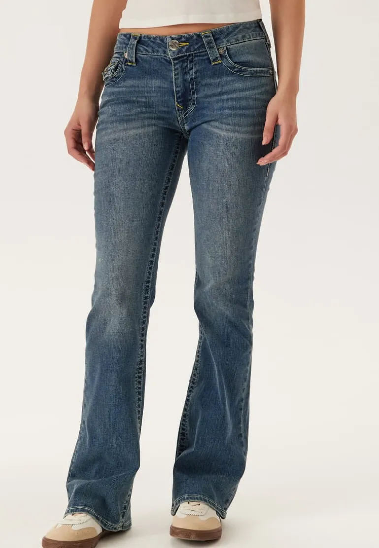Becca Mid Rise Boot Cut Flap