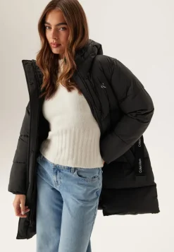 Belted Midweight Long Puffer