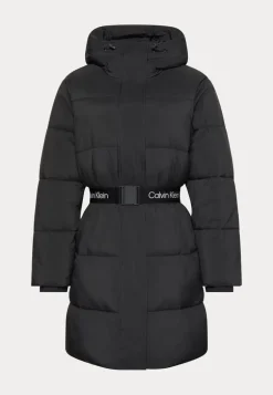 Belted Midweight Long Puffer