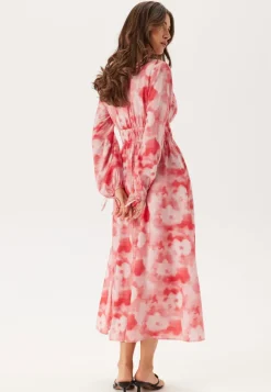 CC V-neck Viscose Strap L/S Dress