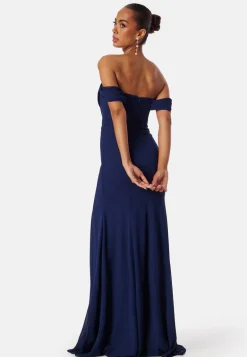 Chiffon Off Shoulder Maxi Dress