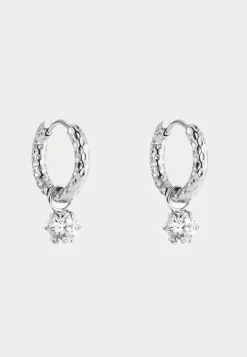 Como Hoop Earring Crystal