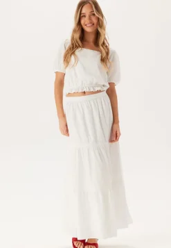 Cotton Lace Maxi Skirt