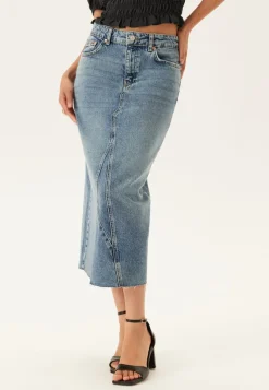 Denim Midi Skirt
