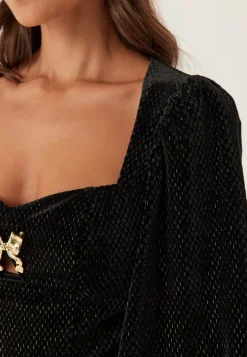 Embellished Bow Dress