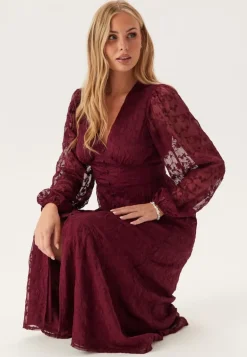 Embroidered Midi Dress