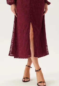 Embroidered Midi Dress