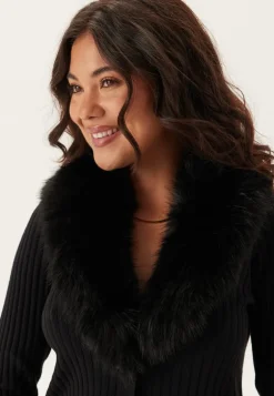 Faux Fur Cardigan
