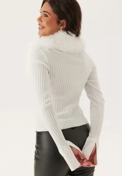 Faux Fur Cardigan