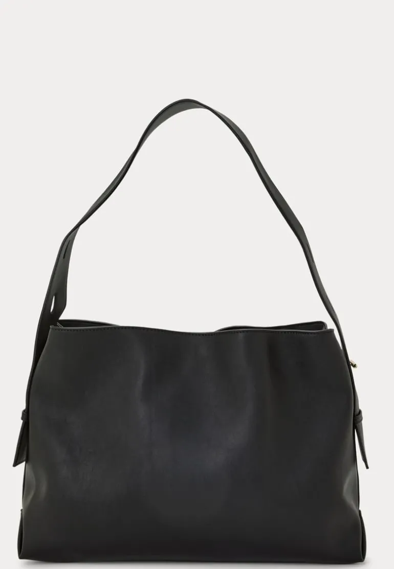 Faux Leather Tote Bag