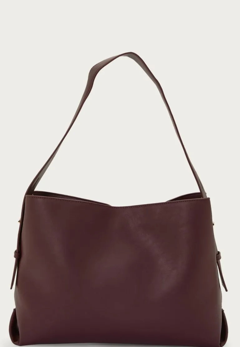 Faux Leather Tote Bag
