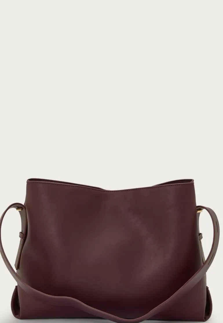 Faux Leather Tote Bag