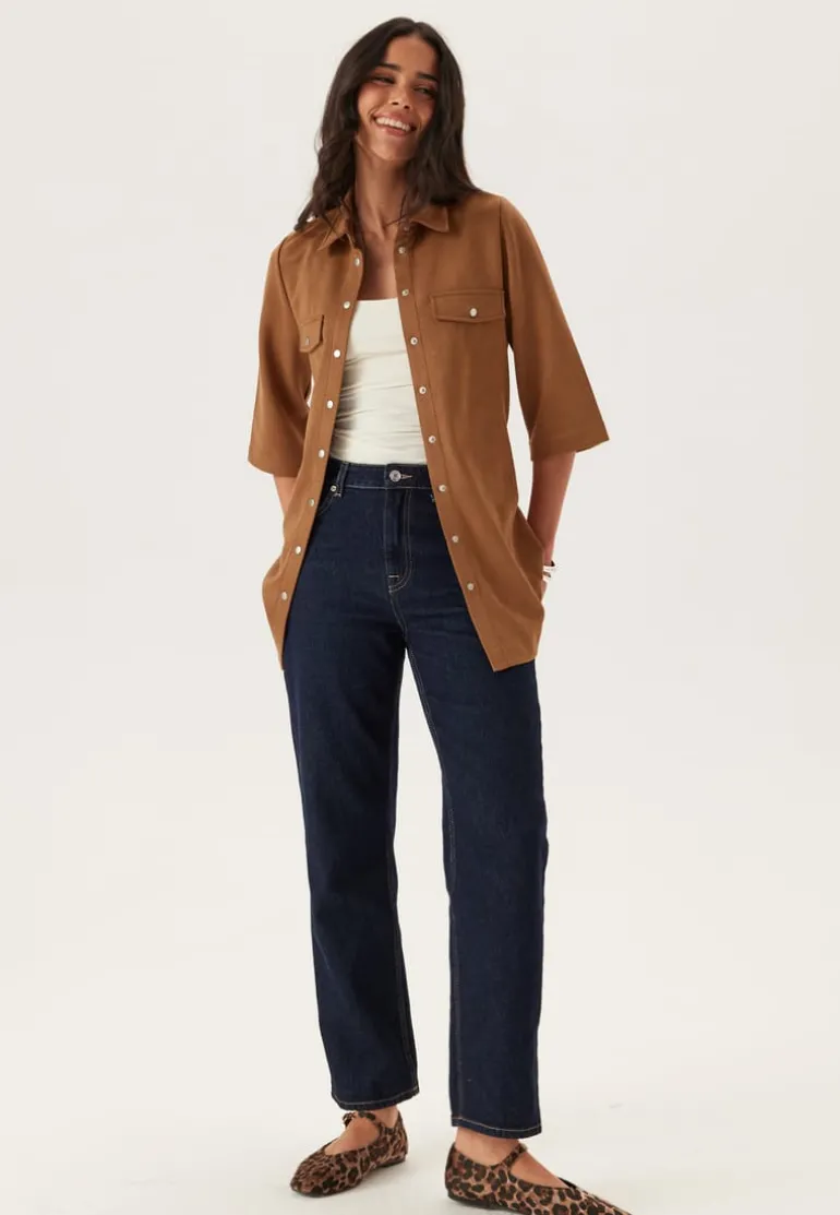 Faux Suede Shirt
