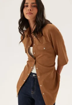 Faux Suede Shirt