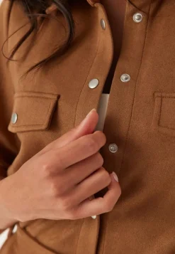 Faux Suede Shirt