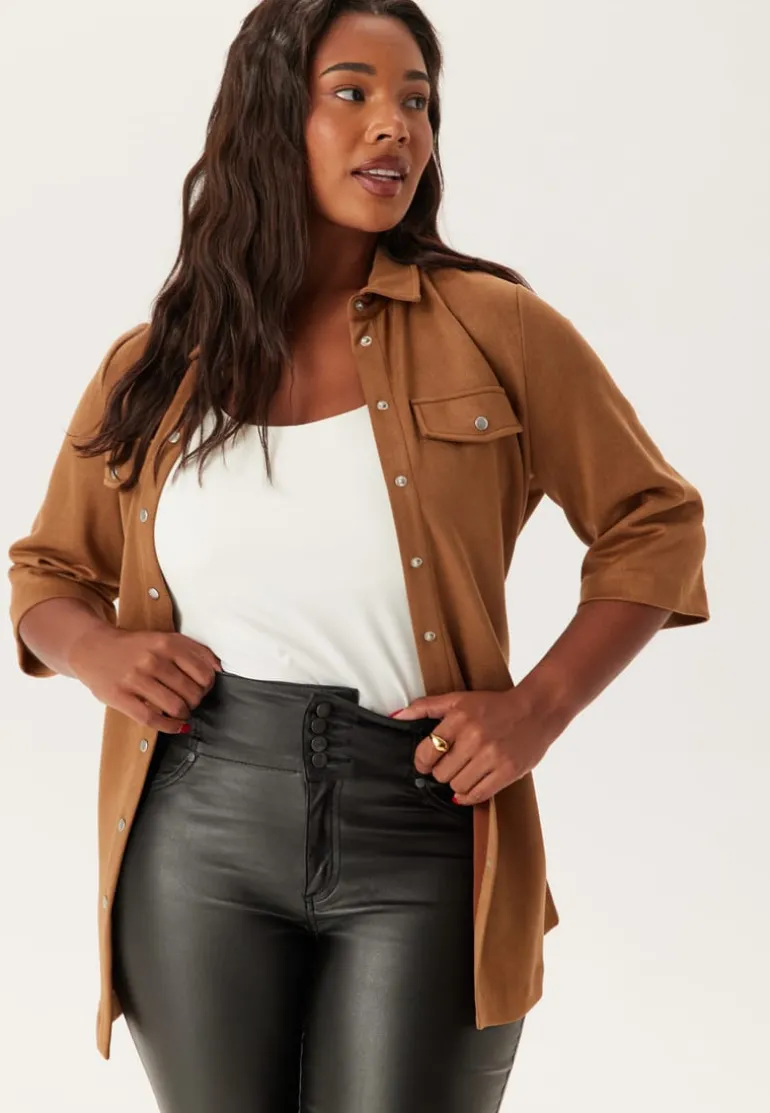 Faux Suede Shirt