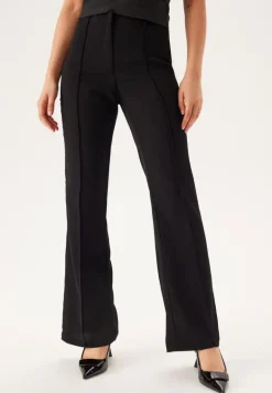 Flared Structured Suit Trousers