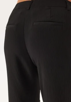 Flared Structured Suit Trousers