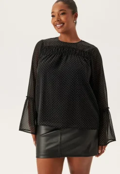 Flounce Sleeve Blouse
