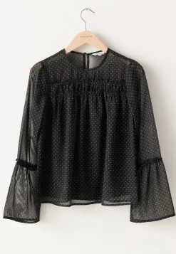 Flounce Sleeve Blouse