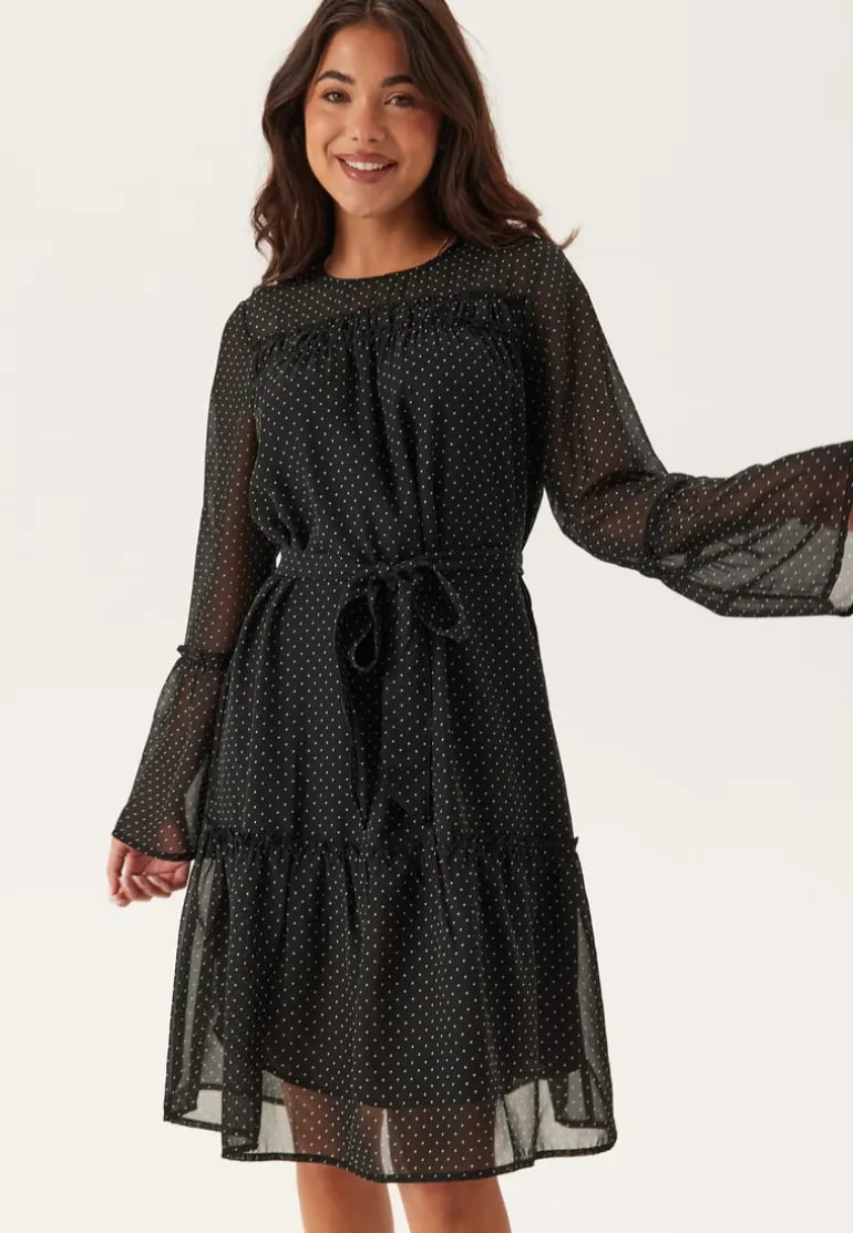 Flounce Sleeve Dress