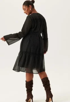 Flounce Sleeve Dress