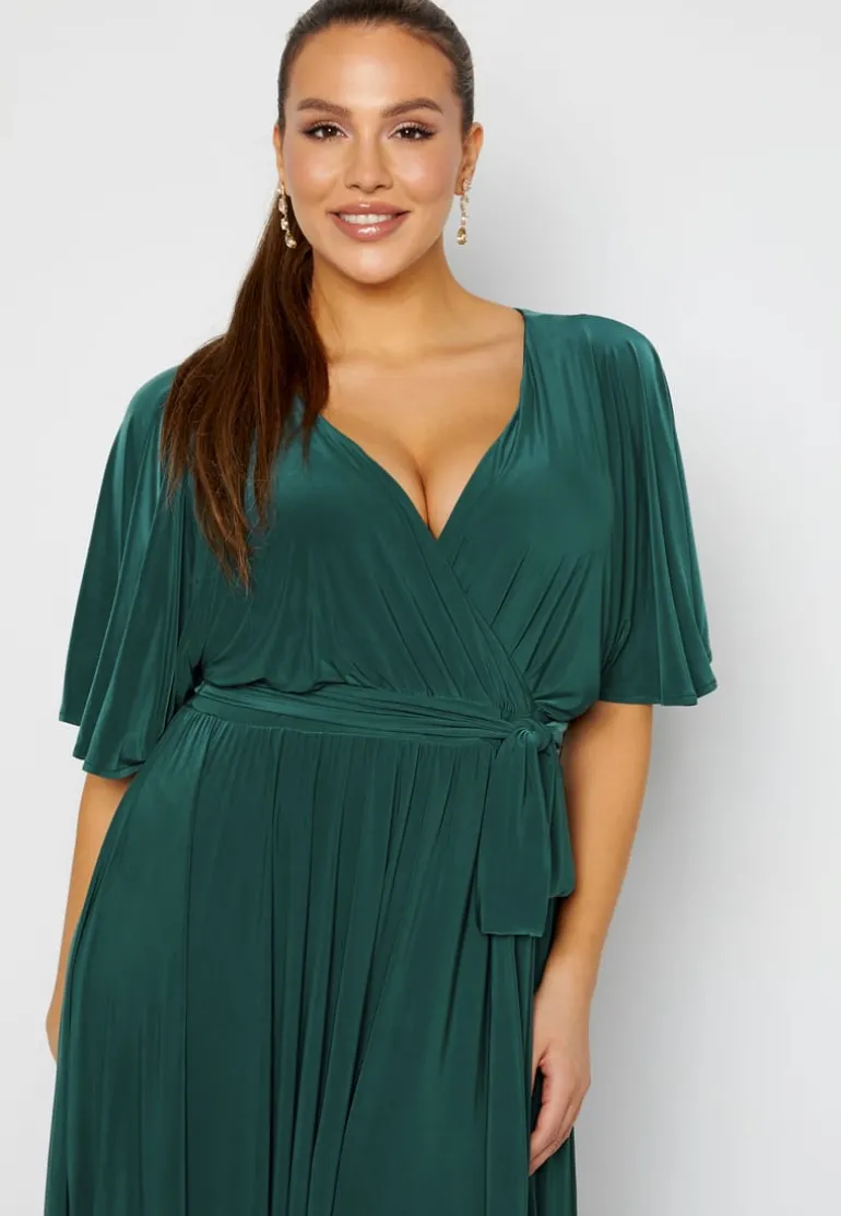 Flutter Sleeve Maxi Dress