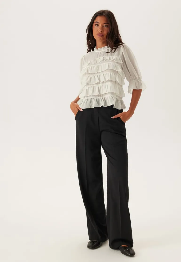 Frill Short Sleeve Blouse