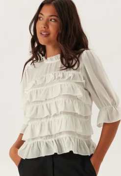 Frill Short Sleeve Blouse