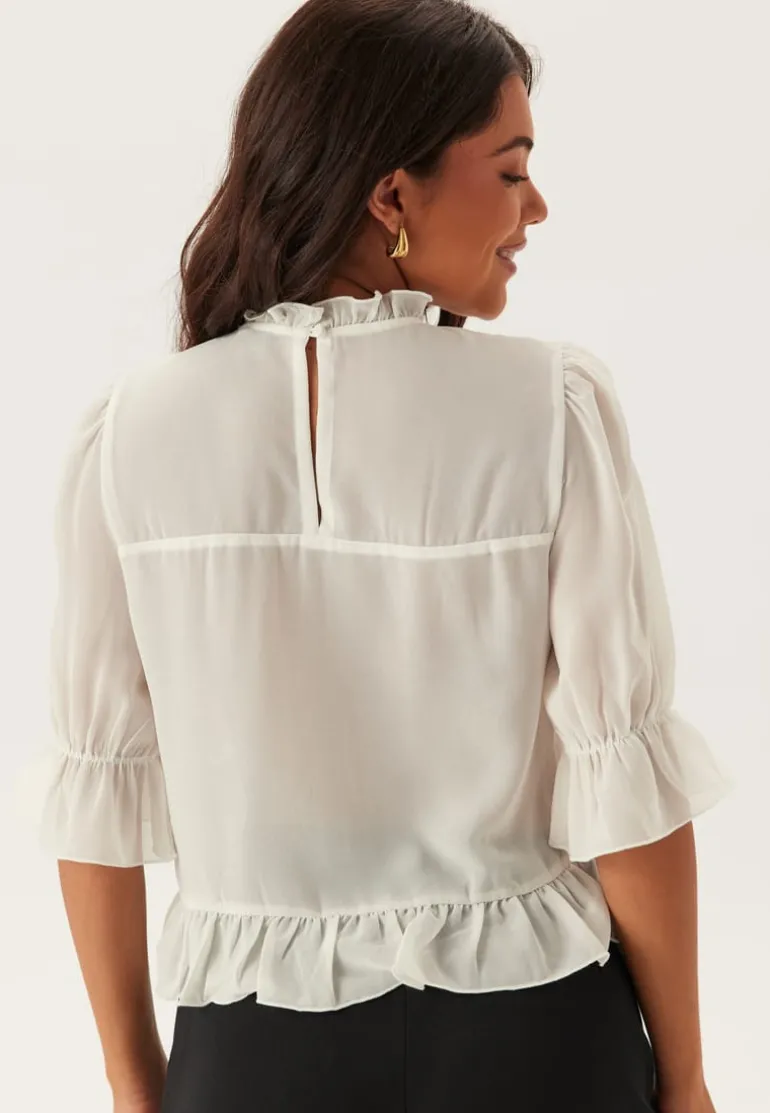 Frill Short Sleeve Blouse