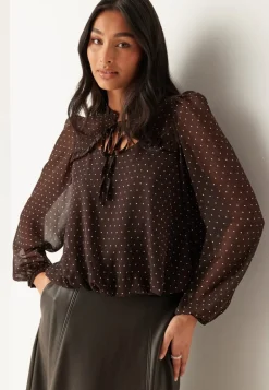 Frill Tie Blouse