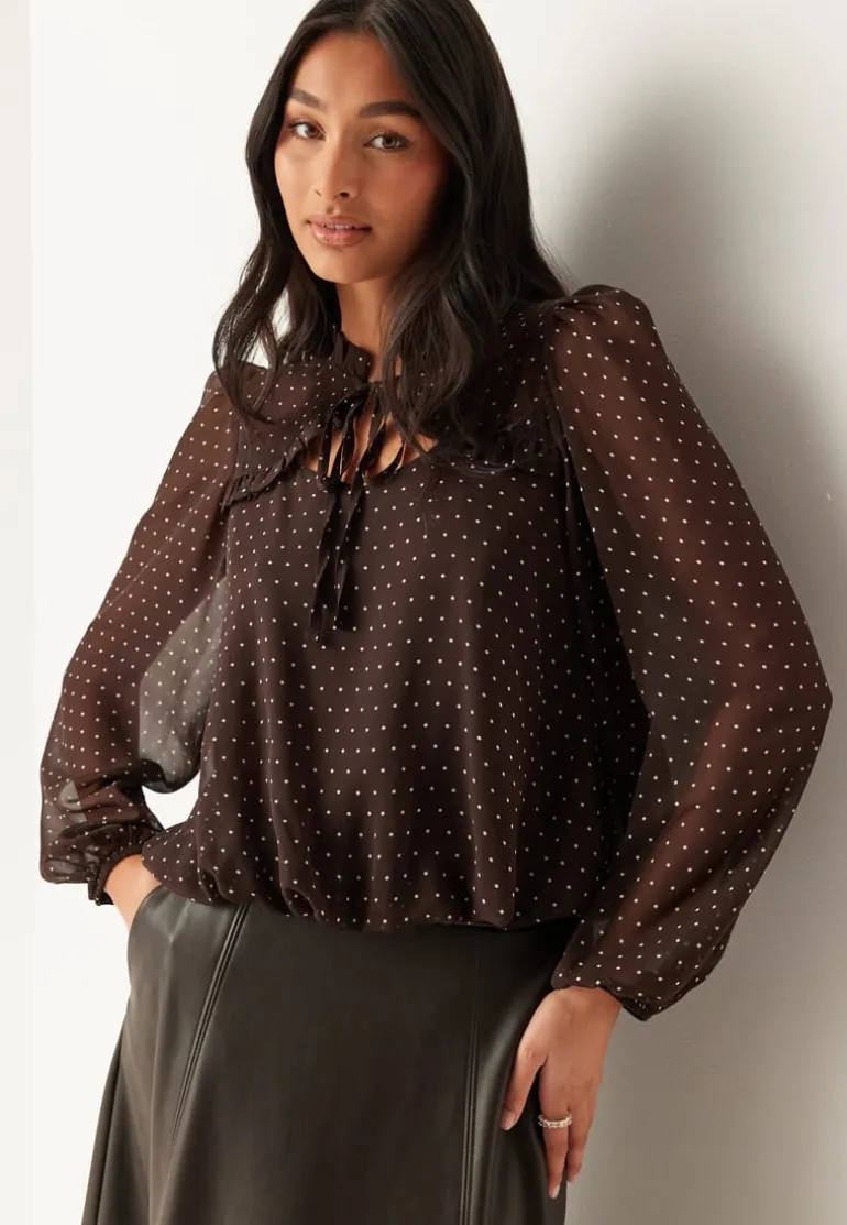 Frill Tie Blouse