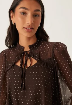 Frill Tie Blouse