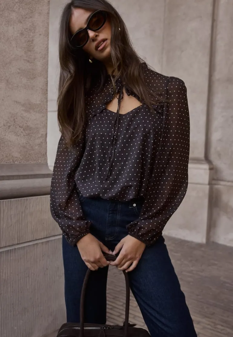 Frill Tie Blouse