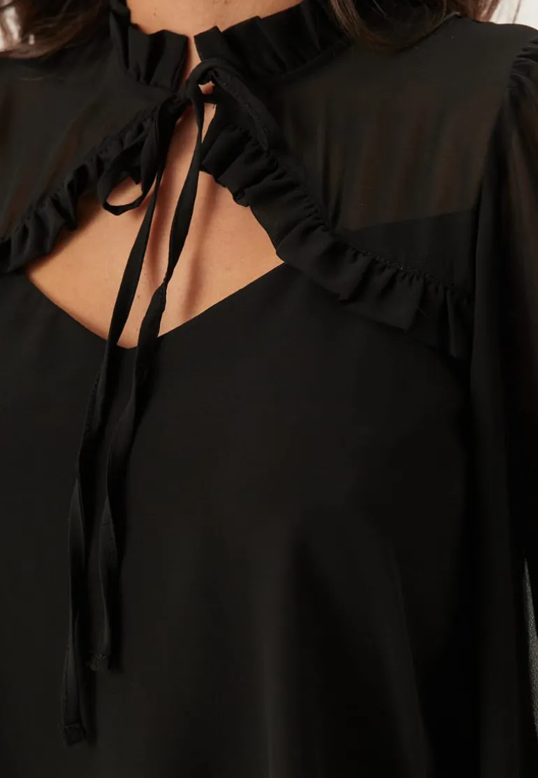 Frill Tie Blouse