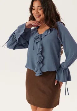 Frill Tie Blouse