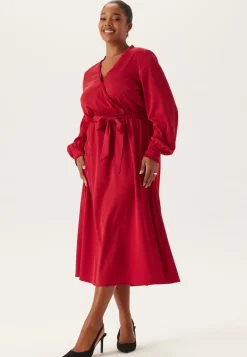 Frill Wrap Dress