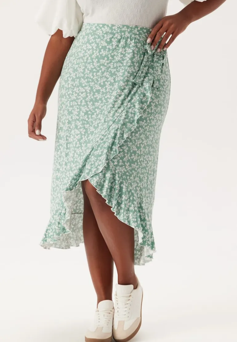 Frill Wrap Skirt