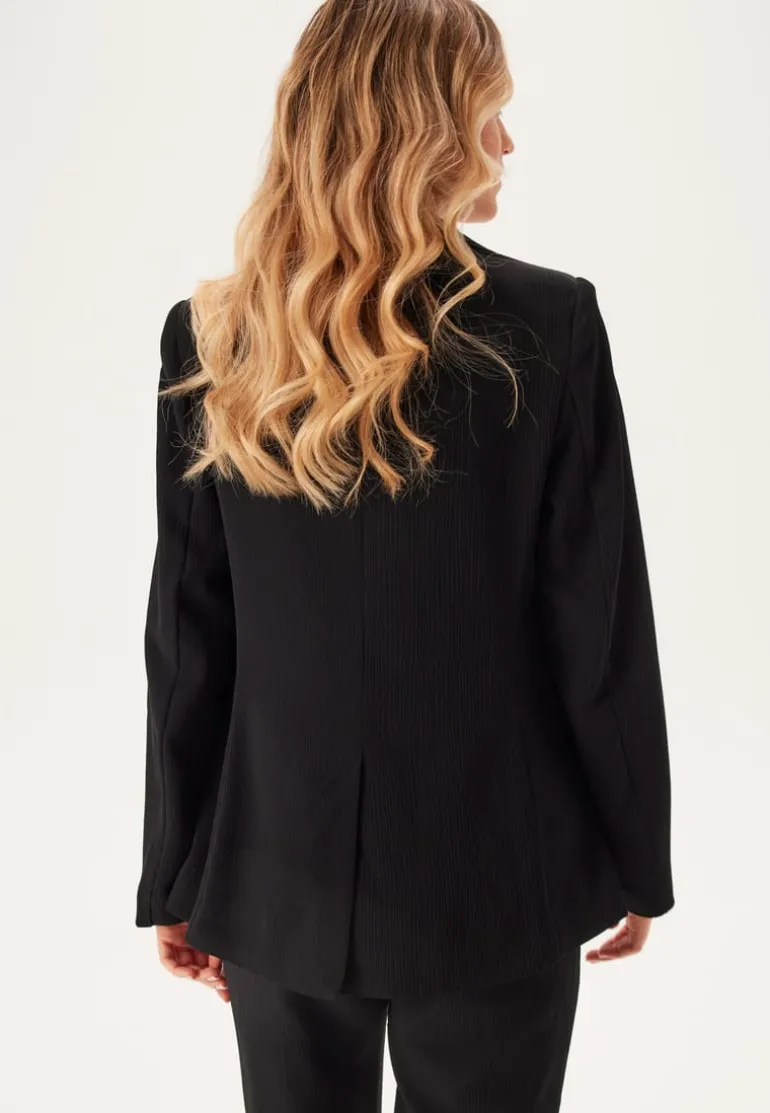 Front Tie Structured Blazer