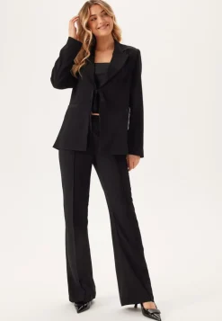Front Tie Structured Blazer