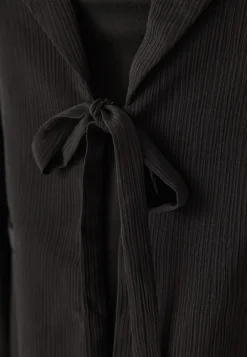 Front Tie Structured Blazer