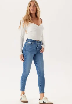 High Rise Skinny Ankle Jean Wild