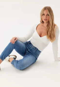 High Rise Skinny Ankle Jean Wild